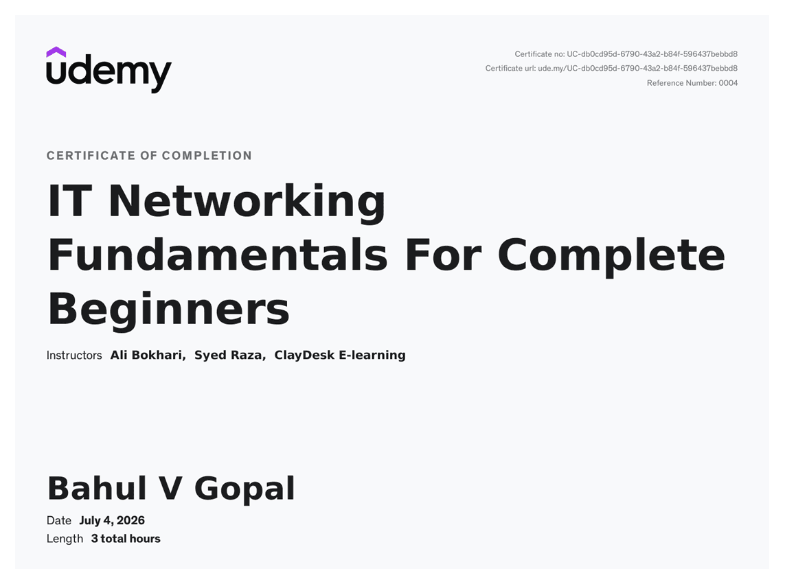 IT Networking Fundamentals For Complete Beginners